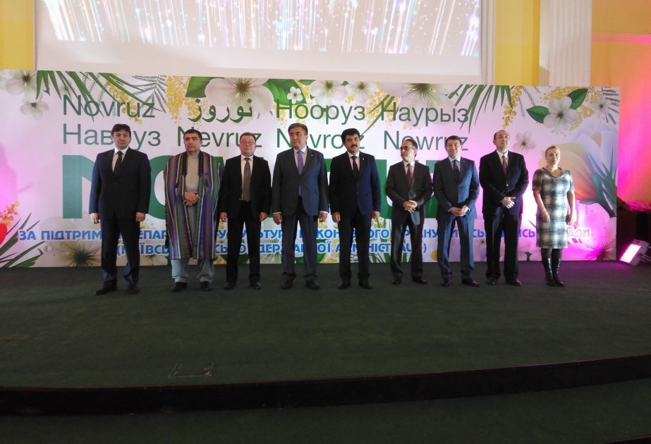 Kiyevdə Novruz bayramı ilə bağlı beynəlxalq festivalda Azərbaycanın stendi nümayiş etdirilib