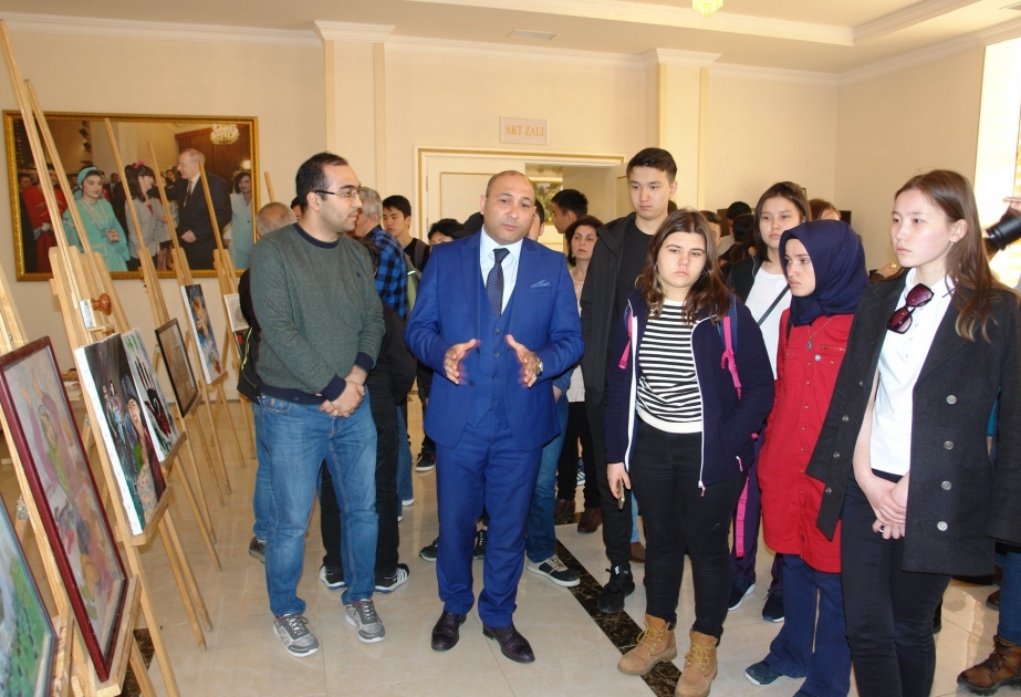 Türkdilli ölkələrin məktəbliləri Quba Soyqırımı Memorial Kompleksini ziyarət ediblər