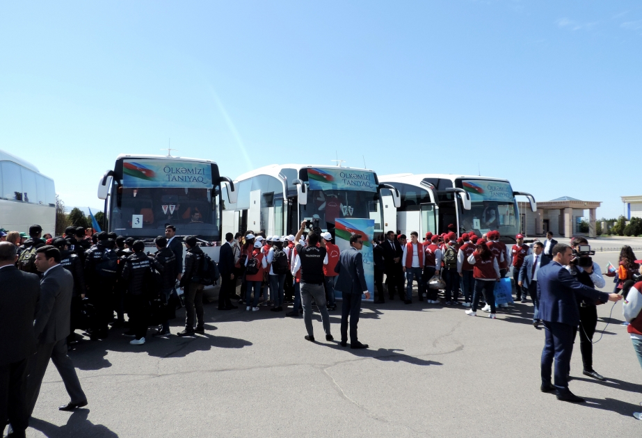 “Ölkəmizi tanıyaq”: Naxçıvandan Bakıya 160 şagird yola düşüb