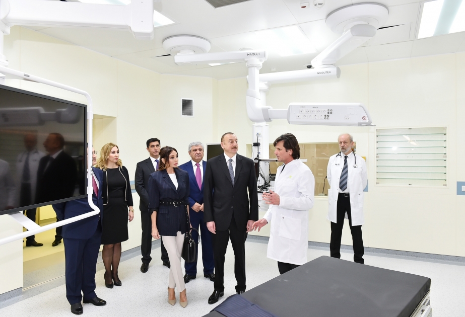 Opening ceremony of Bona Dea International Hospital held in Baku  President Ilham Aliyev attended the opening ceremony VIDEO