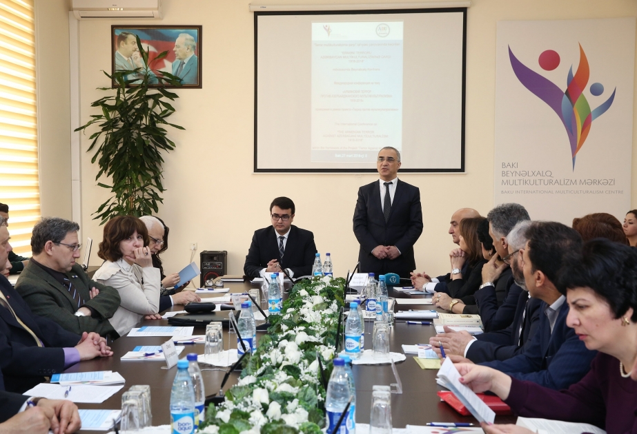 بدء فعاليات مؤتمر دولي "الإرهاب الأرميني ضد التعددية الثقافية الأذربيجانية: 1918-2018م"