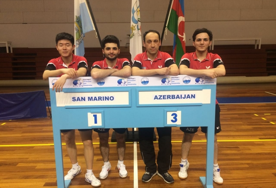 Stolüstü tennisçilərimiz San-Marinoda qələbə qazanıblar