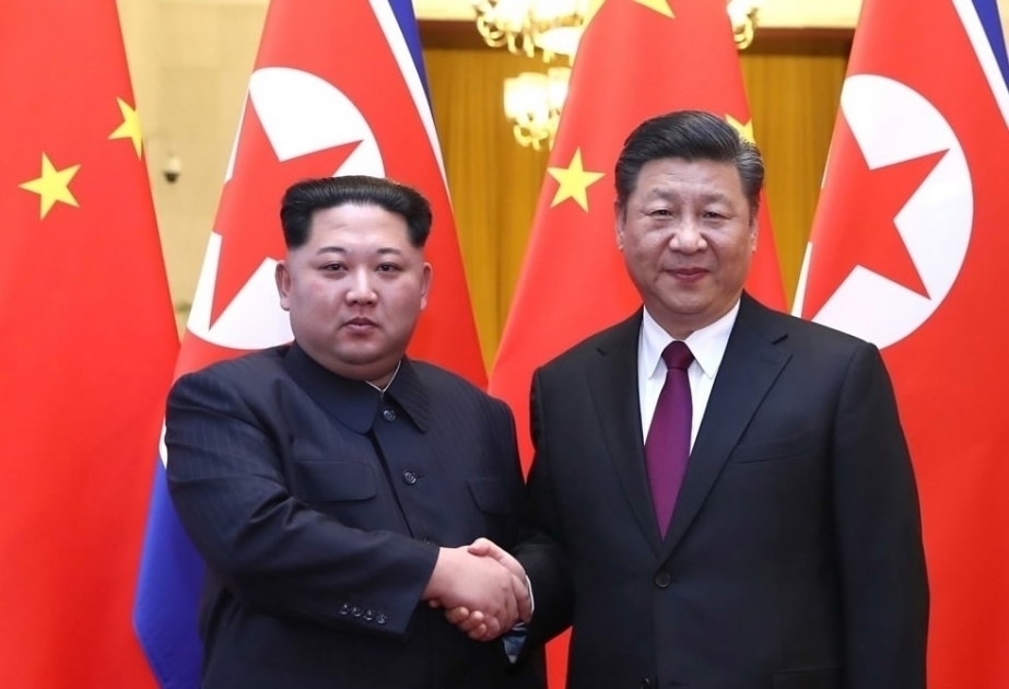 Kim Jong Un in Peking