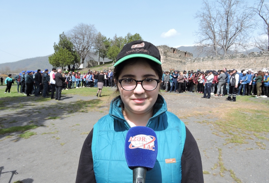 Ağstafa məktəblisi: Vətənimizi yaxından tanıdıqca, ona daha çox bağlanırıq