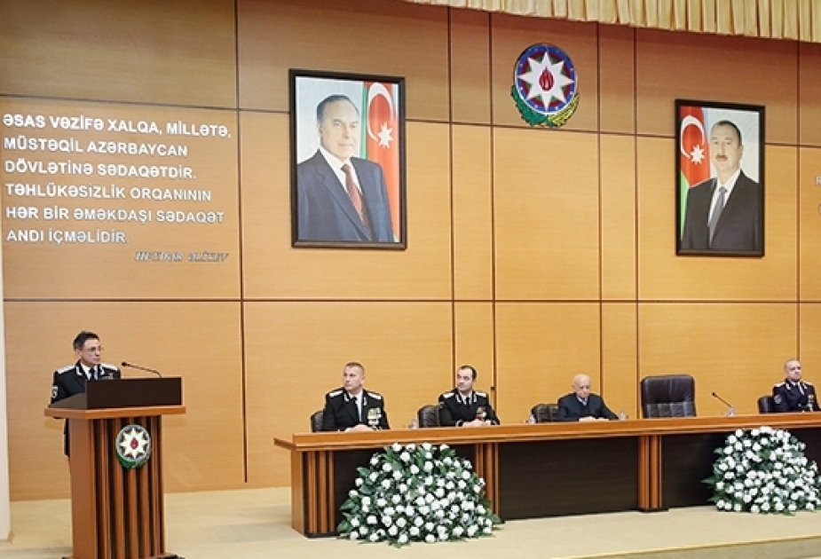 Azərbaycan təhlükəsizlik orqanlarının yaranmasının 99 illiyi ilə bağlı təntənəli mərasim keçirilib