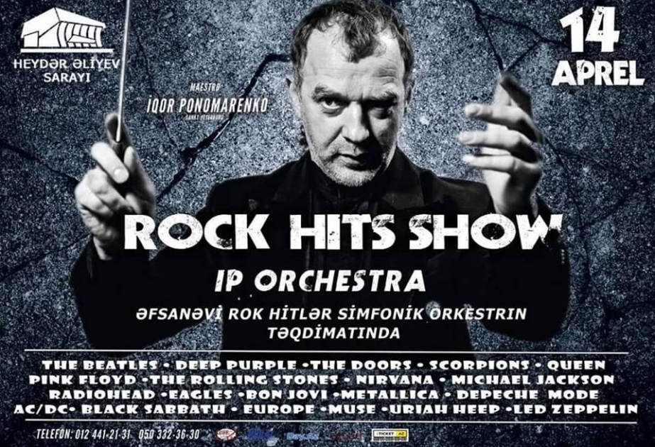 Bakıda ilk dəfə “Rock Hits Show” konserti təqdim ediləcək