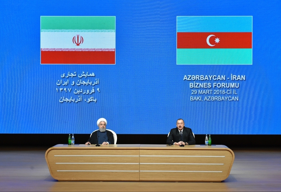 Aserbaidschanisch-iranisches Wirtschaftsforum in Baku VIDEO