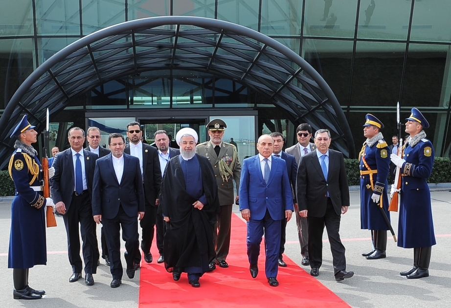 President of Iran Hassan Rouhani ends official visit to Azerbaijan