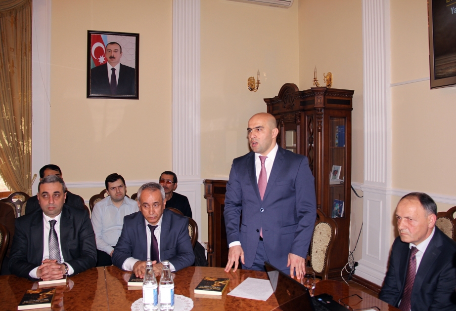 “Erməni saxtakarlığı. Yalan üzərində qurulan tarix” kitabı ictimaiyyətə təqdim olunub