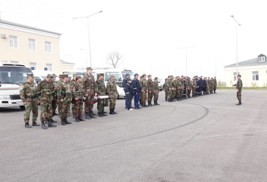 FHN-in Beynəlxalq axtarış-xilasetmə dəstəsinin taktiki-xüsusi təlimi keçirilib