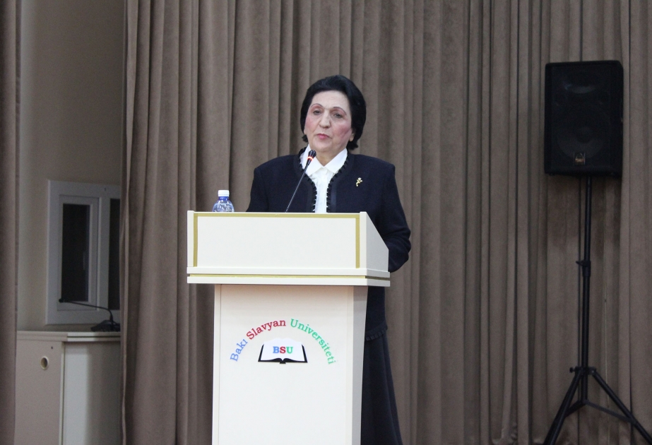 Bakı Slavyan Universitetində “İrsimizə atəş açmayın” sənədli filmi nümayiş olunub