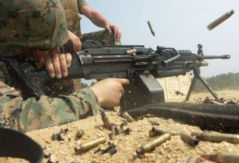Ermənistan ordusu iriçaplı pulemyotlardan istifadə edərək atəşkəs rejimini 101 dəfə pozub VİDEO
