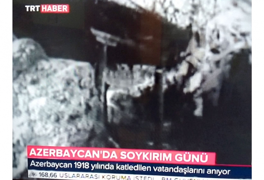 TRT HABER: 1918-ci ilin martında ermənilər Bakıda 12 min günahsız azərbaycanlını qətlə yetirib