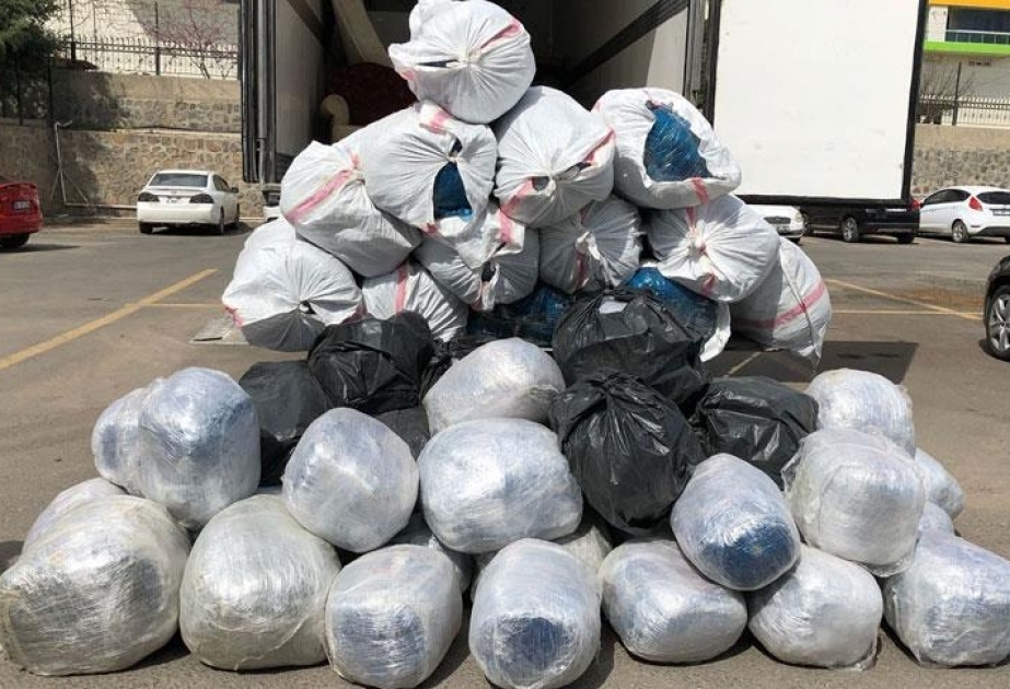 Türkiyə polisi Diyarbəkirdə 700 kiloqram narkotik vasitə ələ keçirib