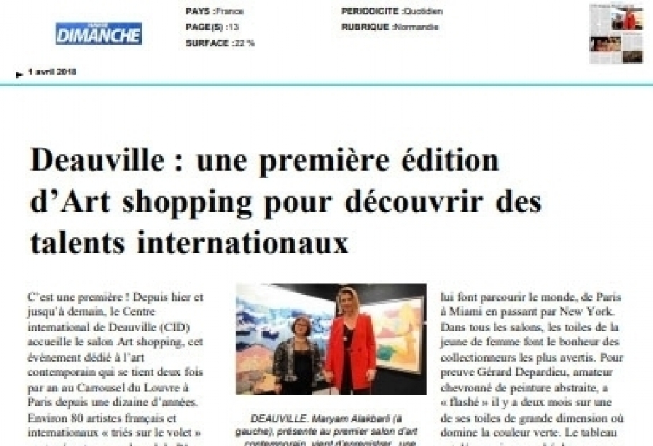“France3” telekanalı azərbaycanlı gənc rəssamla bağlı reportaj yayımlayıb VİDEO