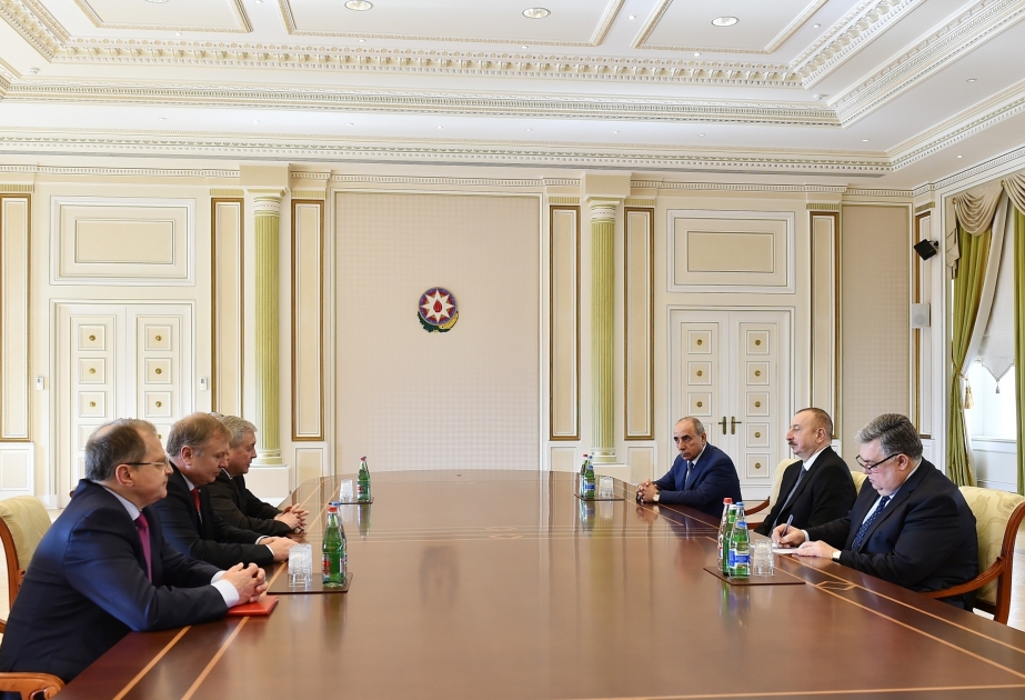 Prezident İlham Əliyev Belarusun Baş nazirinin müavinini qəbul edib YENİLƏNİB VİDEO