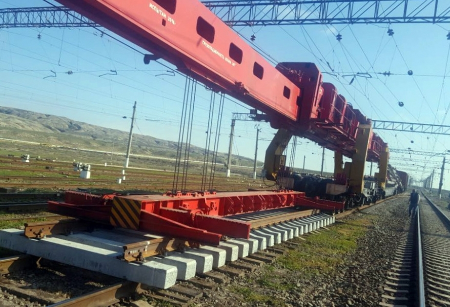 Dəmir yolunun Qovlar-Tovuz mənzilində 4,5 km dəmir yolu əsaslı təmir olunur