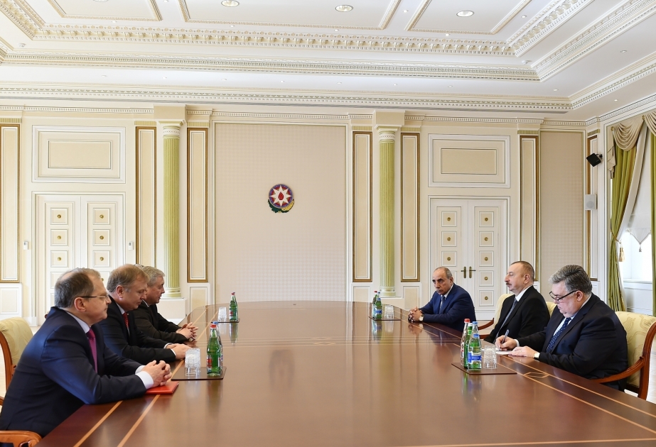 Президент Ильхам Алиев принял заместителя премьер-министра Беларуси ОБНОВЛЕНО ВИДЕО