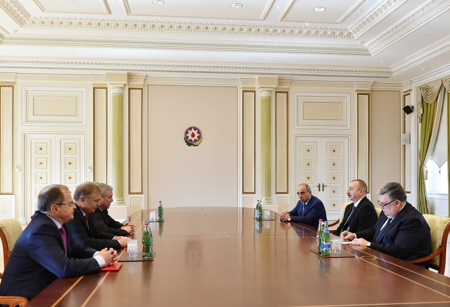 Le président Ilham Aliyev a reçu le vice-premier ministre biélorusse VIDEO