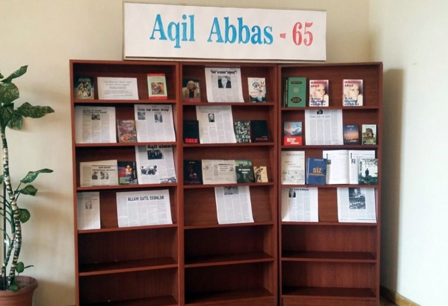 Milli Kitabxanada “Aqil Abbas-65” adlı kitab sərgisi açılıb