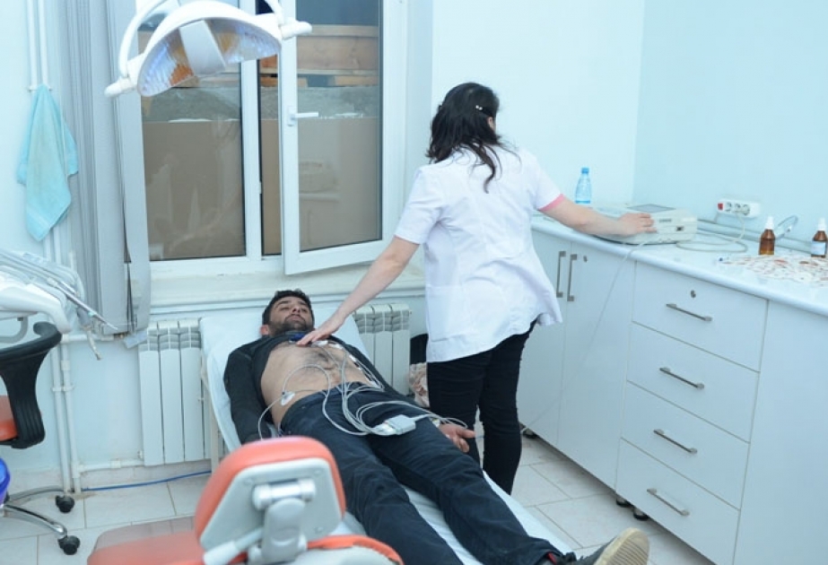 Lənkəranda keçirilən xeyriyyə aksiyasında 300-dən çox xəstə müayinə olunub