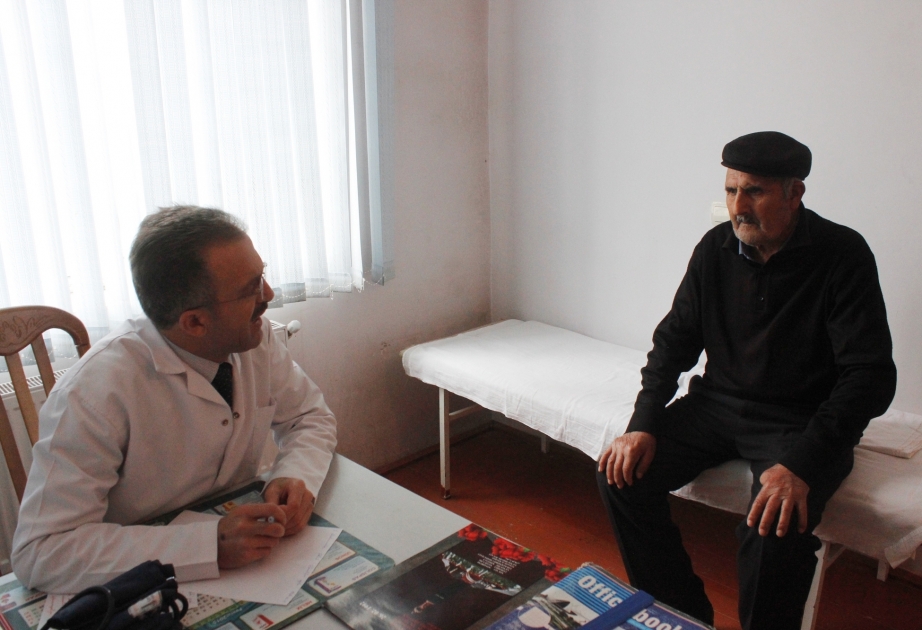 Xocalı sakinləri Gəncədən gəlmiş həkimlər tərəfindən müayinədən keçirilib