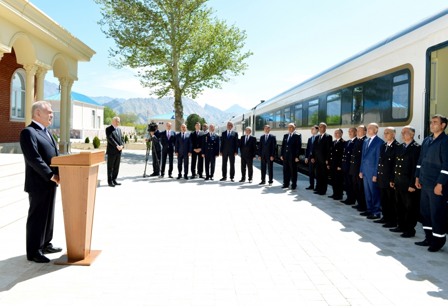 Ordubad railway station launched after major overhaul