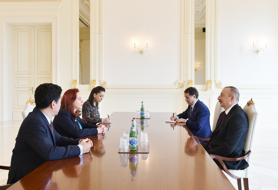 الرئيس إلهام علييف يلتقي وزيرة خارجية الأكوادور