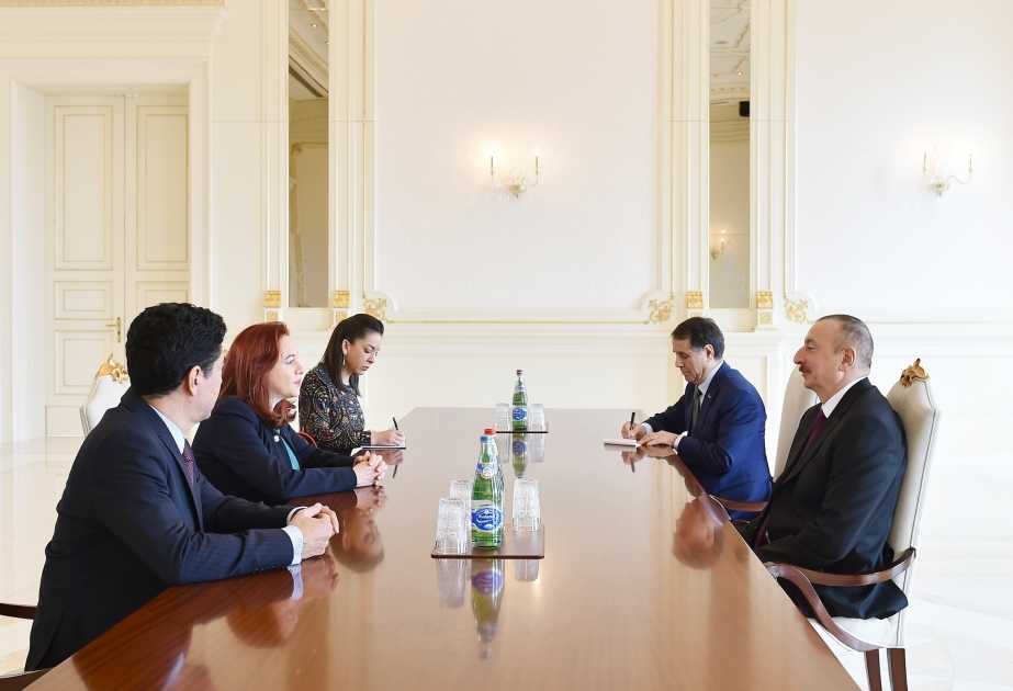 President Ilham Aliyev received foreign minister of Ecuador VIDEO