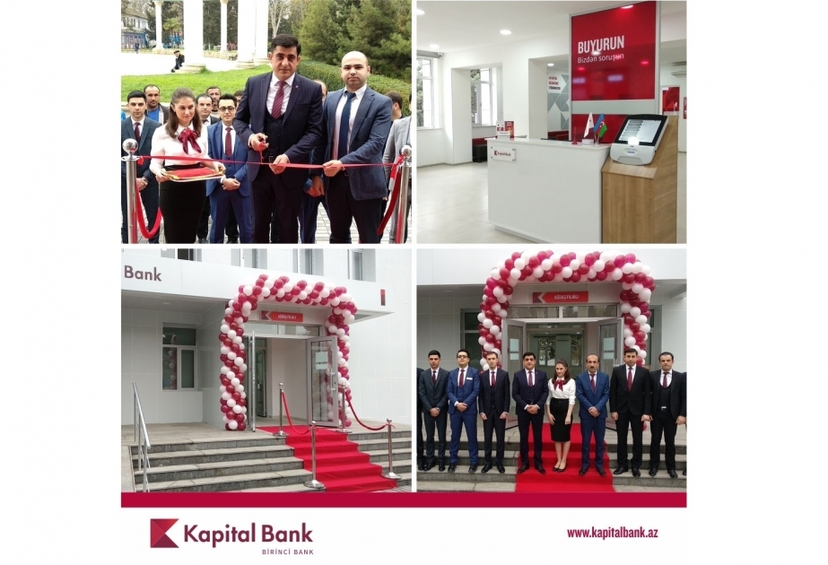 Kapital Bank открыл обновленный филиал Агдаш