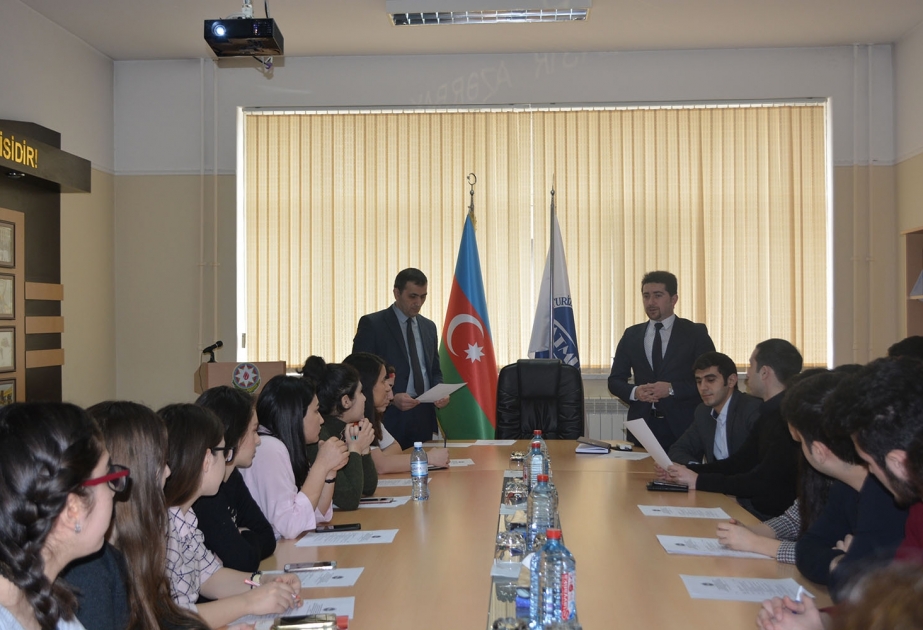 Azərbaycan Turizm və Menecment Universitetində turizm sahəsinin inkişaf etdirilməsinə dair təlimlər keçirilir