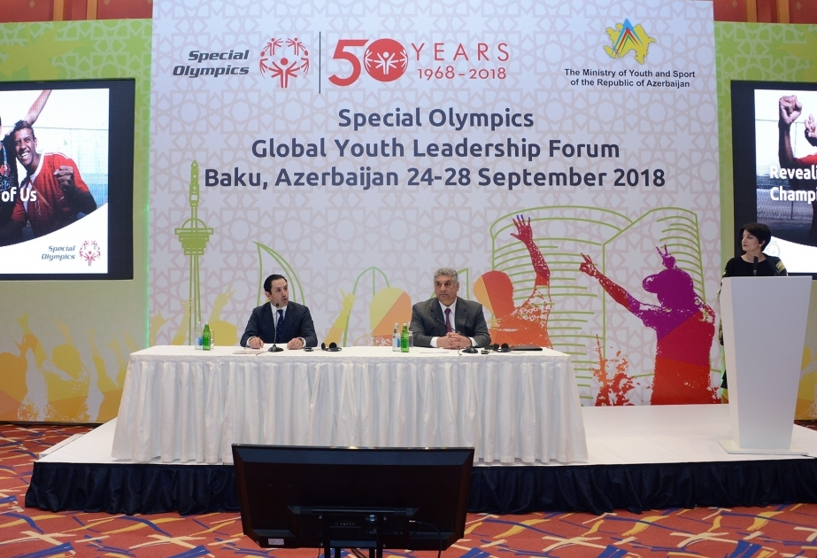 Bakı Xüsusi Olimpiya Hərəkatı Gənc Liderlərin Qlobal Forumuna ev sahibliyi edəcək VİDEO