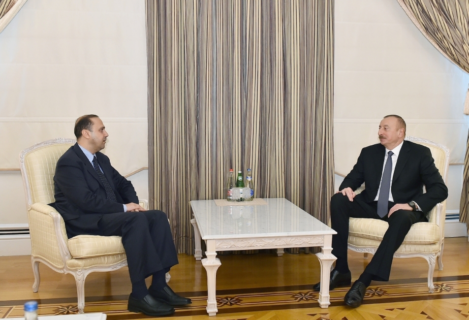 Präsident Ilham Aliyev empfängt Jordaniens Staatsminister VIDEO