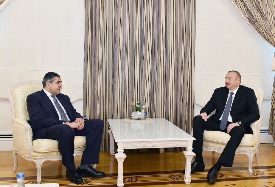Präsident Ilham Aliyev empfängt Generalsekretär der UNWTO VIDEO