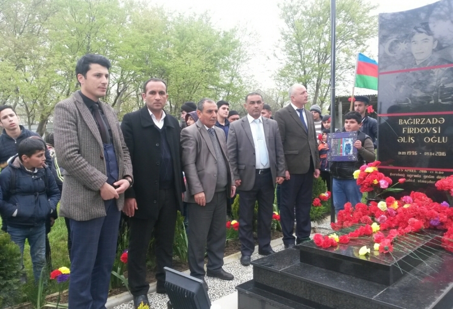Masallıda Aprel şəhidləri Firdovsi Bağırzadə və Nurlan Əsgərlinin xatirəsi anılıb