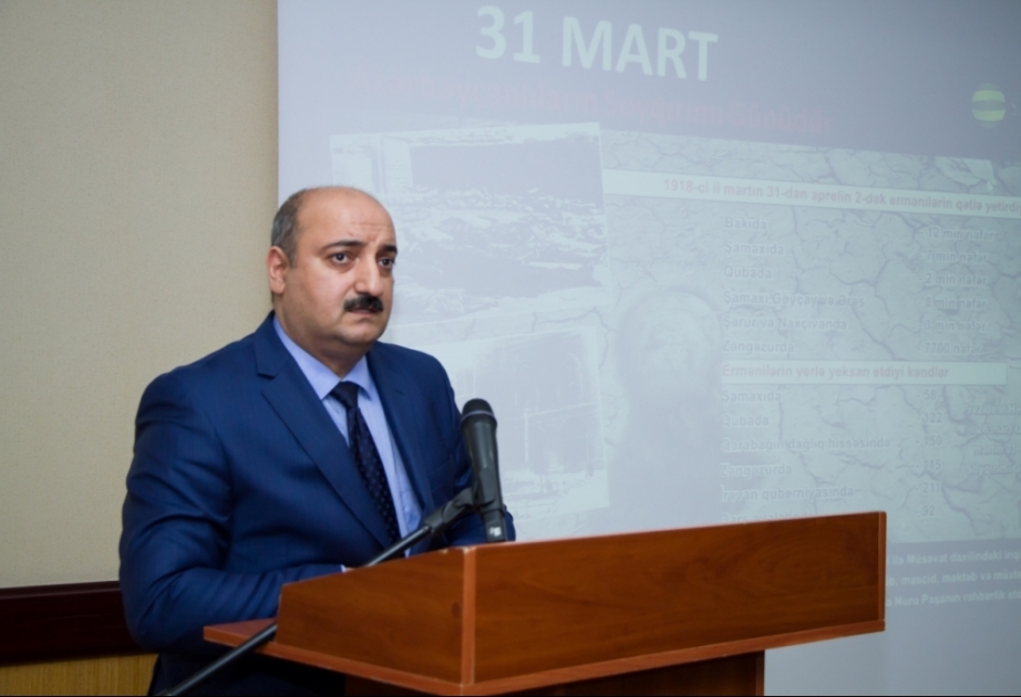 1918-ci il azərbaycanlıların soyqırımının 100 illiyi Aktauda qeyd olunub