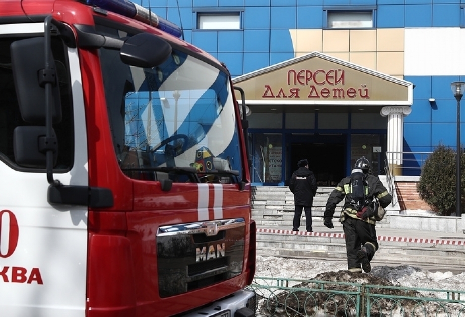 В результате пожара в ТЦ в Москве один человек погиб