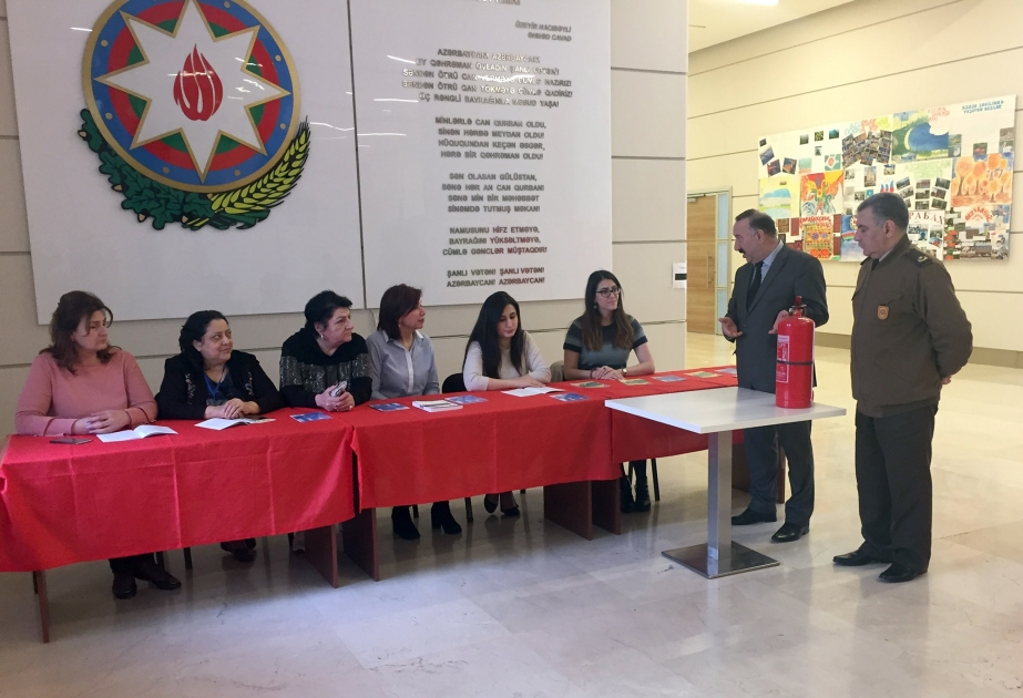 Seçki məntəqələrinin yanğın təhlükəsizliyi diqqət mərkəzində saxlanılır