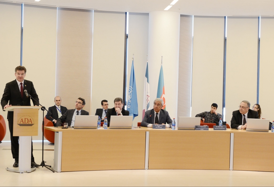 BMT Baş Assambleyasının 72-ci sessiyasının sədri ADA Universitetinin tələbələrinə mühazirə oxuyub