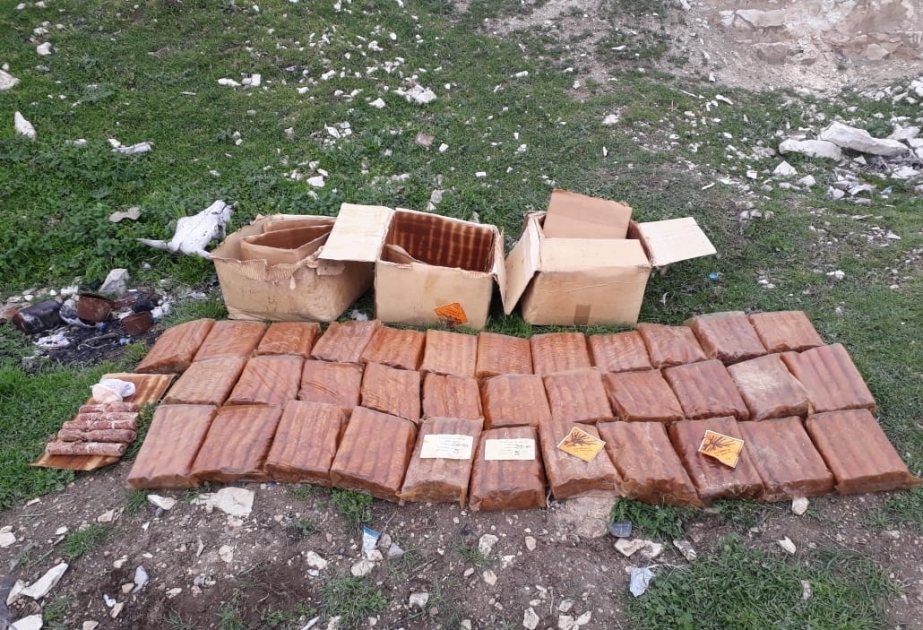 Göygöldə 73 kiloqram partlayıcı maddə, Ağcabədidə tank əleyhinə mina aşkarlanıb