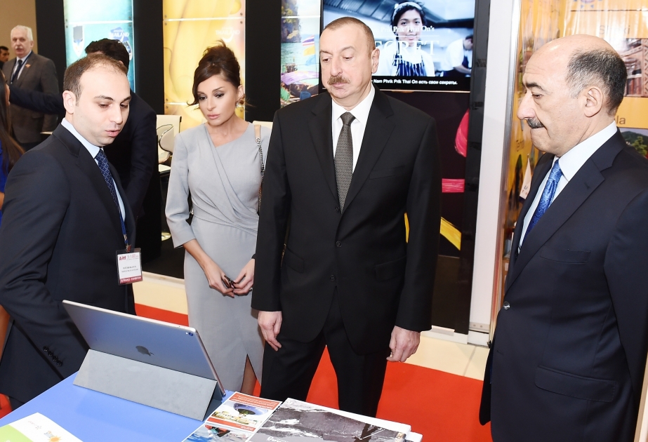 President Ilham Aliyev viewed 17th Azerbaijan International Travel and Tourism Fair, AITF 2018 VIDEO
