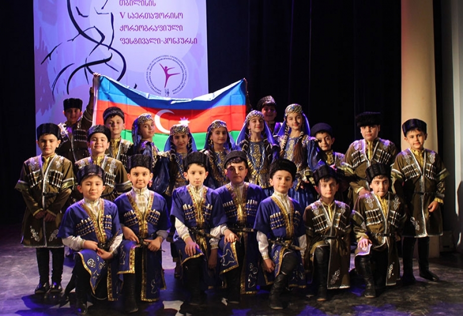 Uşaq-Gənclər İnkişaf Mərkəzinin gənc rəqqasları Tbilisidə keçirilən beynəlxalq festivalda uğur qazanıblar