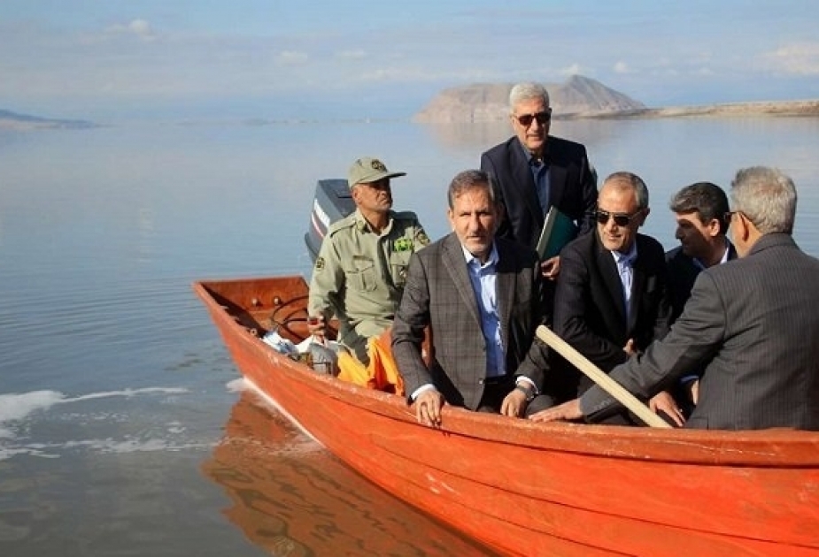 İshaq Cahangiri: İran hökuməti Urmiya gölünün qurumasına imkan verməyəcək