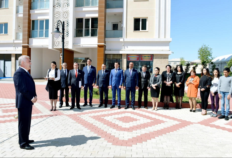Naxçıvan şəhərində “Gənclər şəhərciyi” yaşayış kompleksi istifadəyə verilib