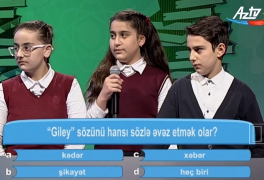 İntellektual yarışmanın növbəti qalibi müəyyənləşib