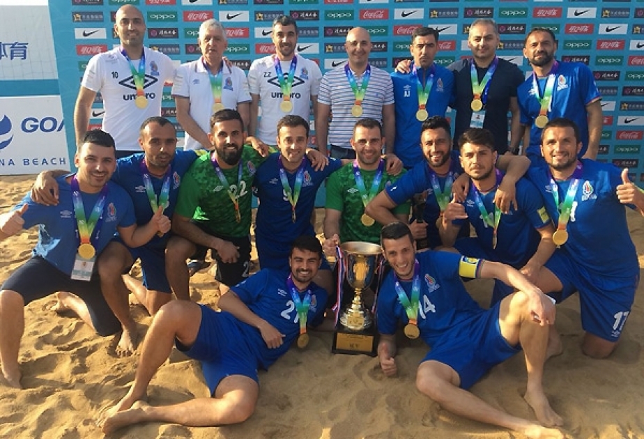 Çimərlik futbolu üzrə Azərbaycan millisi Çində beynəlxalq turnirin qalibi olub