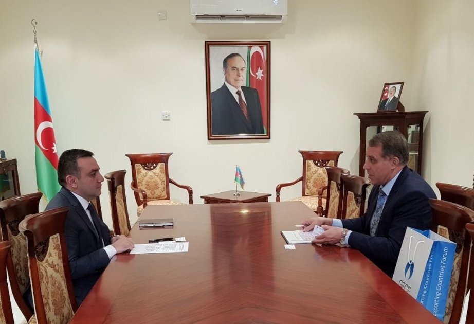 Qaz İxrac edən Ölkələr Forumunun baş katibi Azərbaycanın enerji siyasəti barədə məlumatlandırılıb