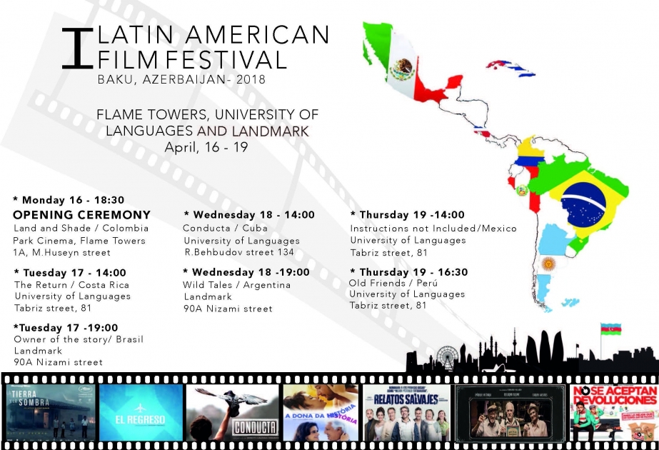 Erstes lateinamerikanisches Filmfestival in Baku