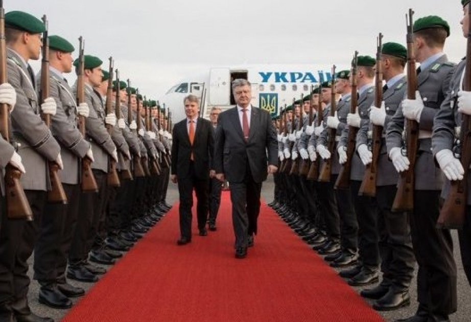Ukrayna Prezidentinin Almaniyaya rəsmi səfəri başlayıb