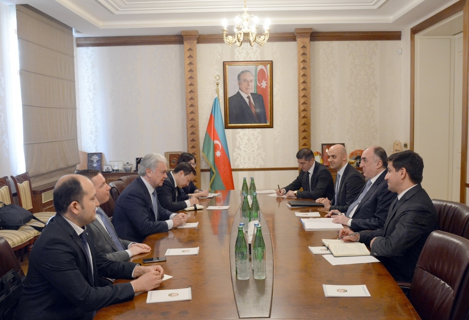 Azerbaijan`s FM meets Secretary General of Shanghai Cooperation Organization